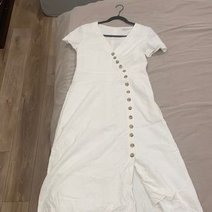 White madewell dress